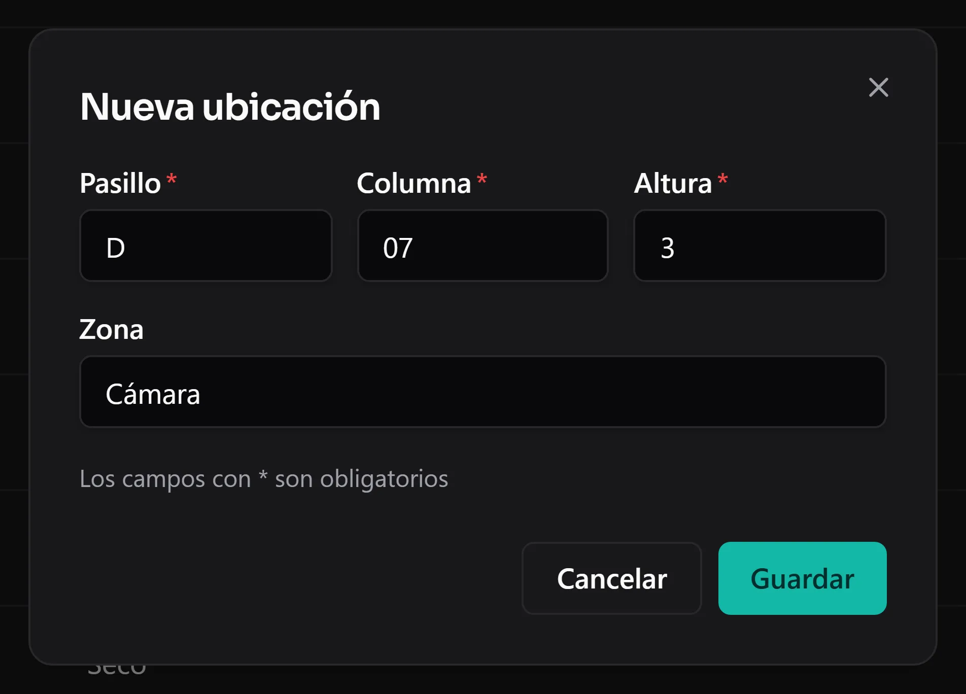 Stock organizado por ubicación: la vista simple del modo cajas